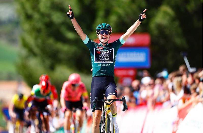 Marianne Vos holte ihren zweiten Etappensieg bei der Vuelta Femenina 2024. Foto: Unipublic/Sprint Cycling Agency