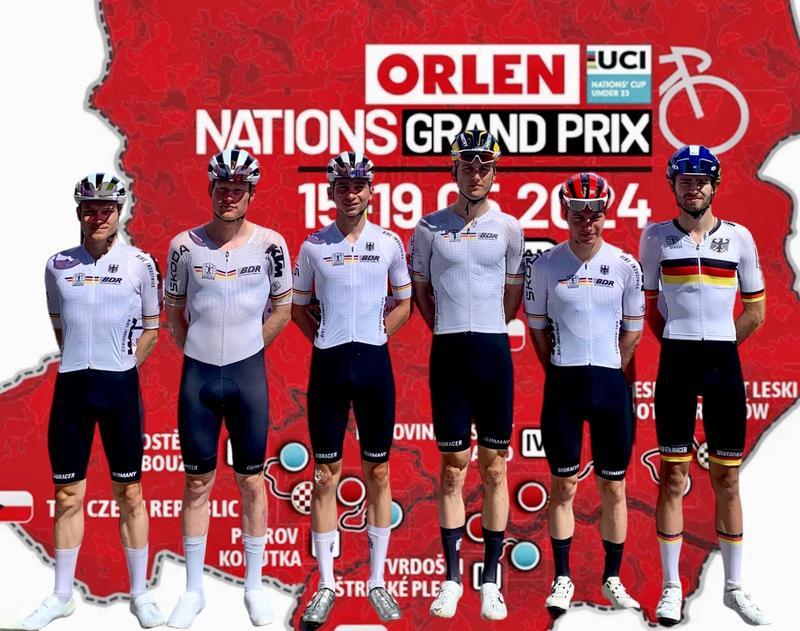 Das deutsche U23-Nationalteam beim Orlen Nations Grand Prix. Foto: privat